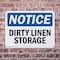 Signmission Dirty Linen Storage, 10 in W x Rectangle, Plastic OS-2PACK-NS-P-710-L-11031 - alternate 5